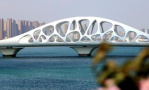 珊瑚贝桥在青岛建成