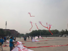 北京西城区展览路街道第四届北展风筝节开幕
